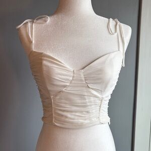 Princess Polly Cream Camisole Top